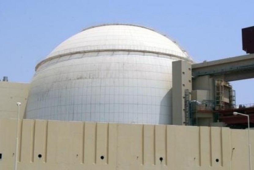 A general view of the Bushehr main nuclear reactor, 1,200 km (746 miles) south of Tehran, August 21, 2010.