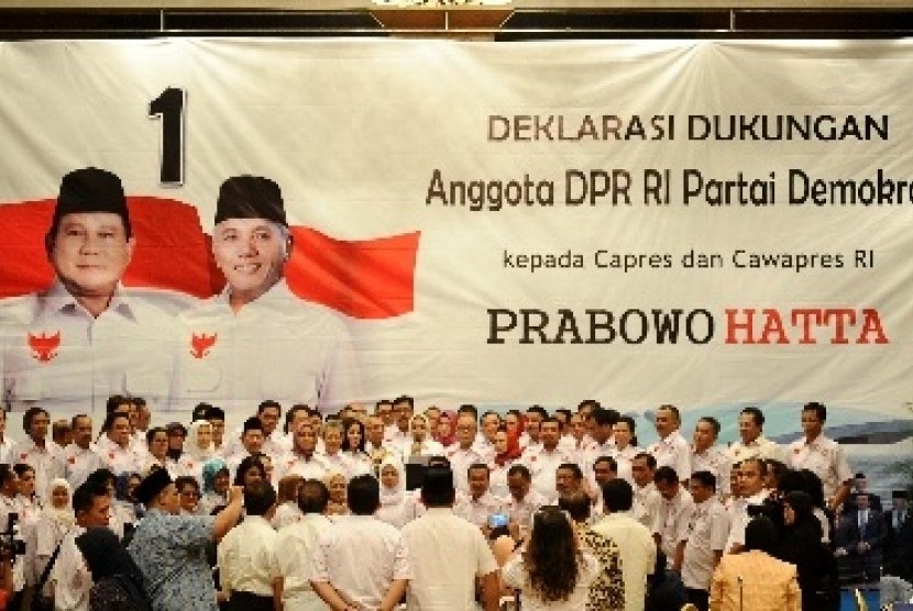 A support for Prabowo-Hatta