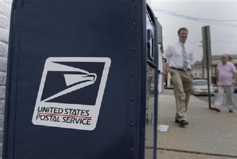 A United States Postal Service mailbox is seen in Manhasset, New York, last year (file photo)