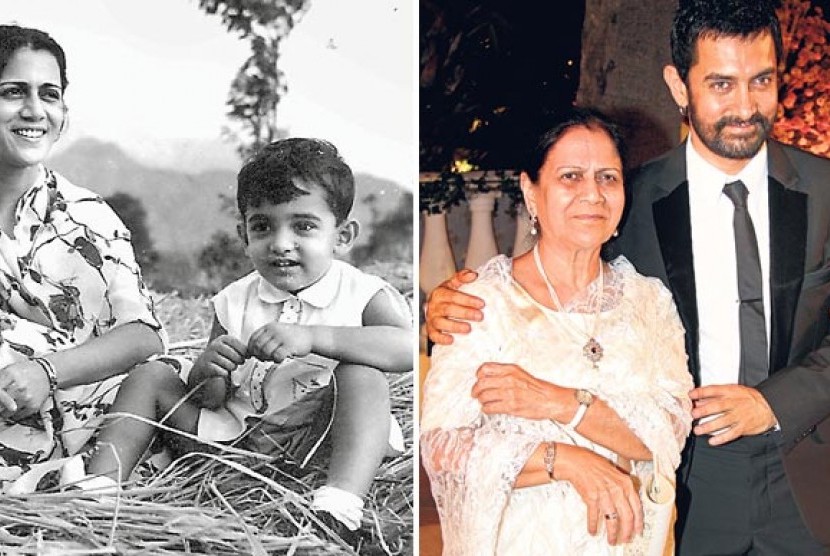 Aamir Khan dan ibunya