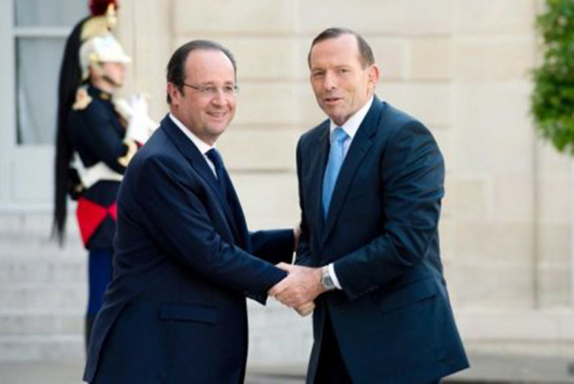 Abbott dan Presiden Prancis, Hollande