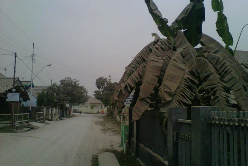 Abu vulkanik Gunung Kelud