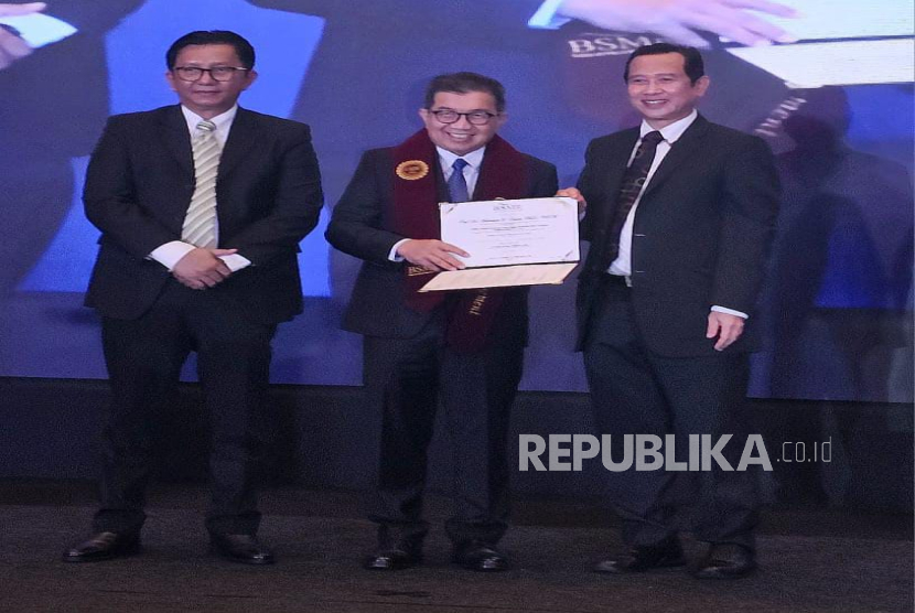 acara Inaugurasi Gelar Certified Risk Management (CRM).