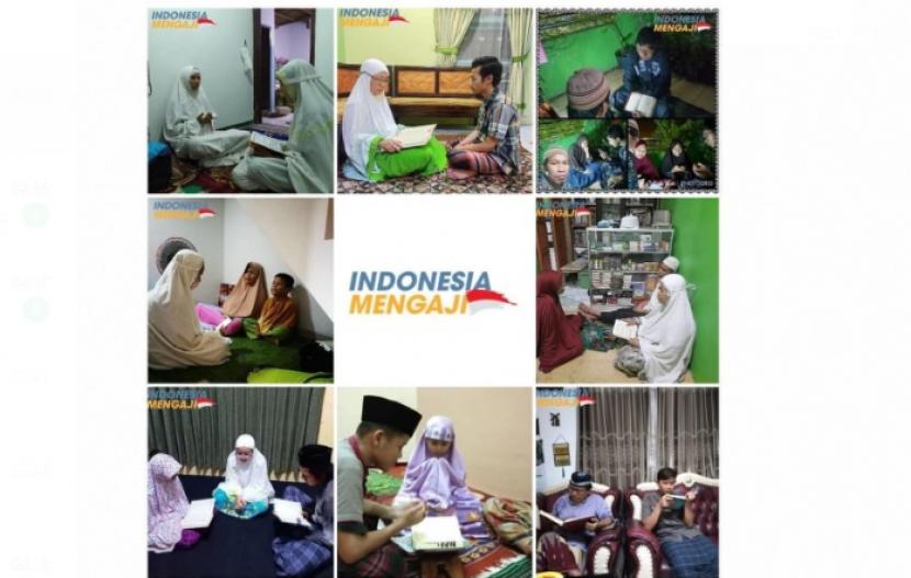 Acara Indonesia Mengaji dilangsungkan secara online dengan memanfaatkan media sosial.