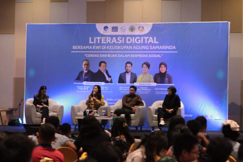 Acara Literasi Digital yang digelar Kementerian Komunikasi dan Informatika (Kemenkominfo) RI di Keuskupan Agung Samarinda, Kalimantan Timur, beberapa waktu lalu.