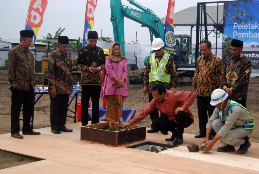 Acara pelatakan batu pertama Museum Muhammadiyah, Sabtu (22/7).