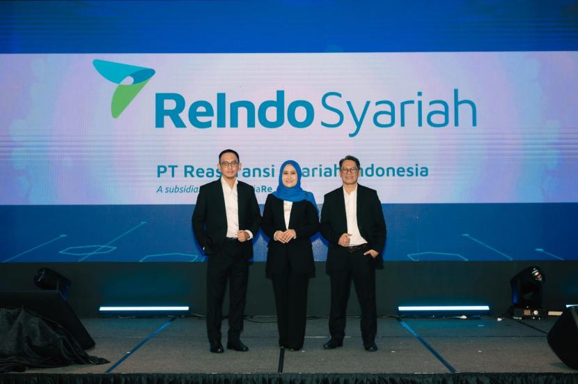 Acara peluncuran Logo Baru Reindo Syariah di Jakarta Selatan, Kamis (27/6/2024).