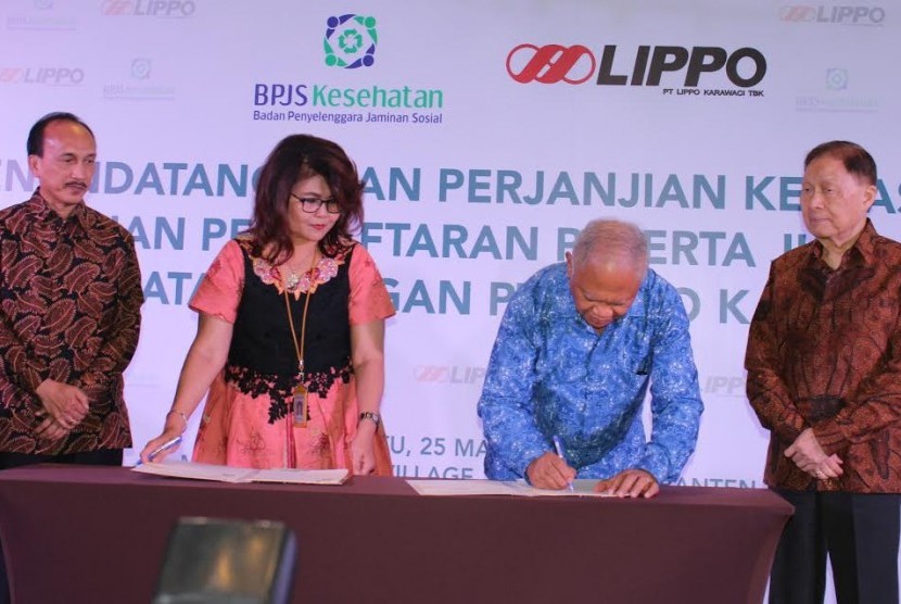 Acara penandatanganan perjanjian Kerjasama Lippo Karawaci dan BPJS Kesehatan 