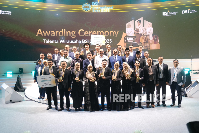 Acara penghargaan Talenta Wirausaha BSI yang digelar di BSI International Expo 2025, Jakarta Convention Center (JCC), Jumat (27/6/2025).