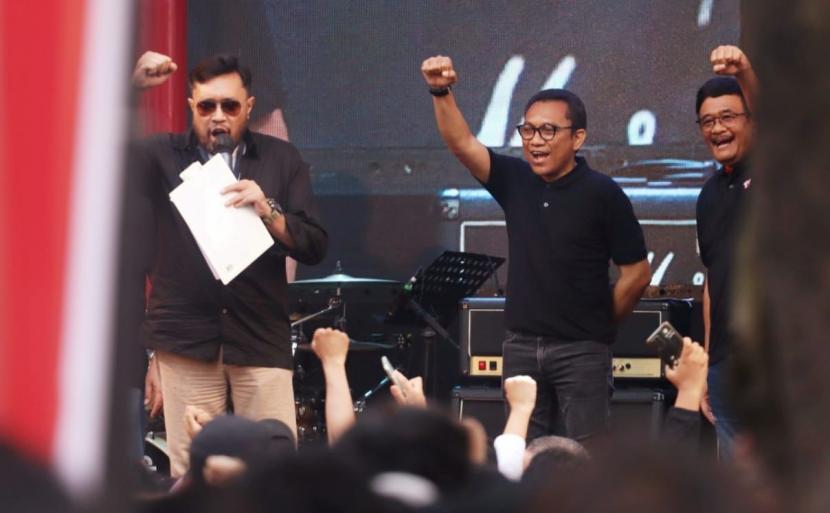 Acara penutupan Festival Kopi Tanah Air berlangsung secara meriah di Parkir Timur Gelora Bung Karno (GBK), Senayan, Jakarta, Ahad (29/5/2022) sore. 