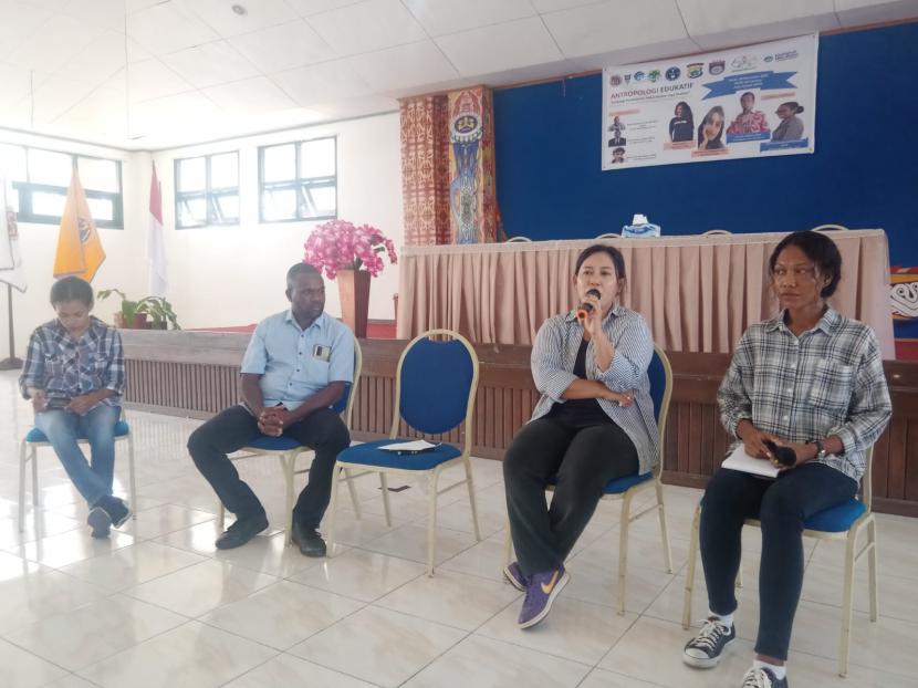 Acara perlindungan terhadap perempuan Papua yang diinisiasi oleh Pengurus Pusat Ikatan Jurnalis Pelajar Nusantara (PP-IJPN).