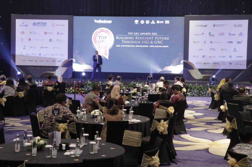 acara puncak TOP GRC Awards 2023, di Jakarta, Rabu, (6/9/2023).