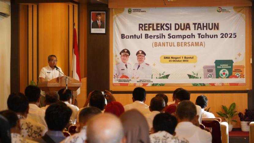 Acara refleksi Bantul Bersama di Ruang Jodipati SMA N 1 Bantul. 