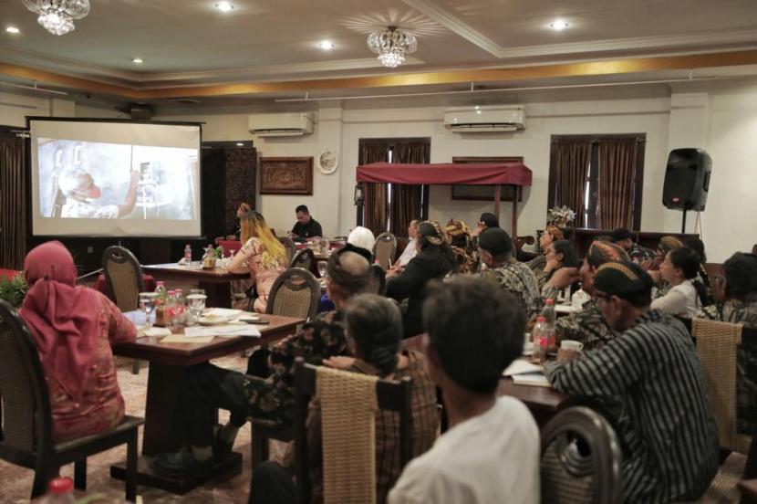 Acara silahturahmi Dinasti Nusantara di Hotel Merdeka, Kediri, Jawa Timur. 