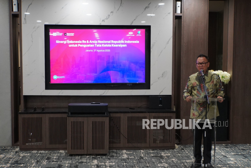 Acara Sinergi Indonesia Re & Arsip Nasional Republik Indonesia untuk Penguatan Tata Kelola Kearsipan.