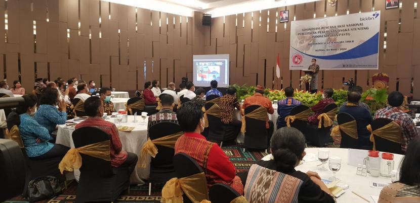 Acara Sosialiasi RAN PASTI yang diadakan di Kupang, Jumat (4/3/2022).