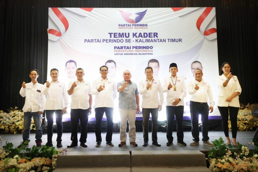 Acara Temu Kader Partai Perindo Kalimantan Timur di Samarinda, Kaltim, Sabtu (24/9/2022). Keterlibatan kelompok muda dalam politik dinilai menjadi ujung tombak bangsa,