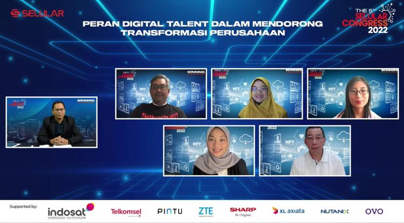 Acara webinar dengan tema Peran Digital Talent dalam Mendorong Transformasi Perusahaan