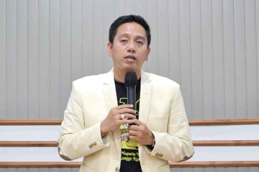 Achmad Taufan kuasa hukum M Ramdanu tersangka kasus pembunuhan ibu dan anak di Subang. 