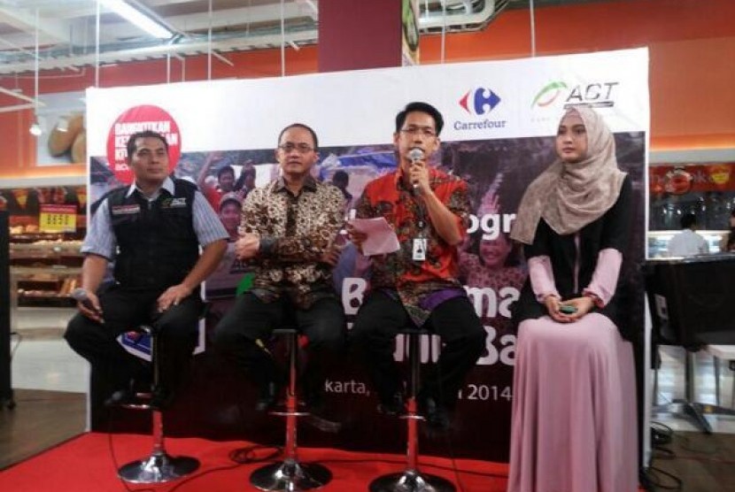 ACT menggandeng carrefour untuk menyebarkan bantuan