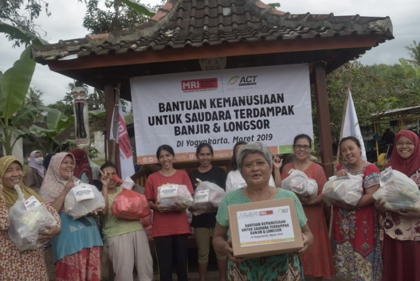 ACT menyalurkan bantuan kepada warga Bantul (sumber: Ist)