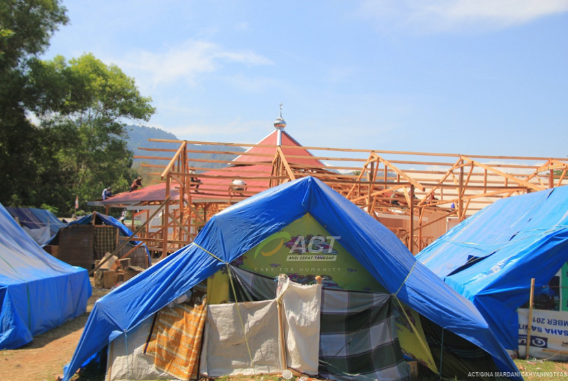 ACT terus membantu para korban gempa Lombok.