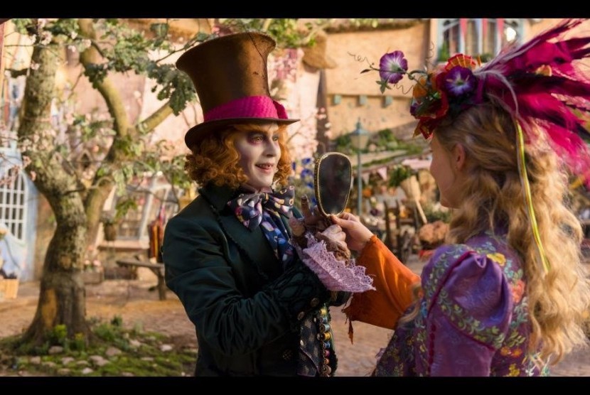 Adegan dari film Alice Through the Looking Glass.