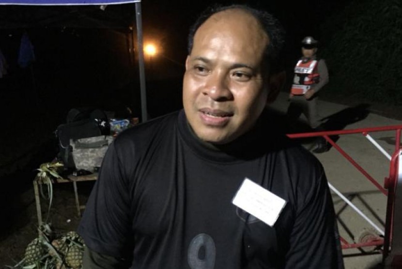 Adisak Wongsukchan, ayah dari salah satu anak yang terjebak di Gua Tham Luang, Thailand.
