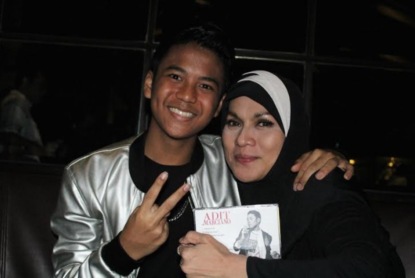 Adit Marciano (kiri) dan Imaniar (kanan)