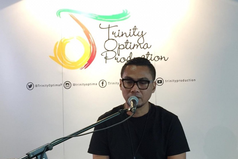 Ady Naff dalam konferensi pers peluncuran lagu 