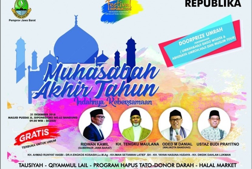 Agenda Muhasabah Republika menjadi wadah silaturahim untuk memperkuat persatuan umat.