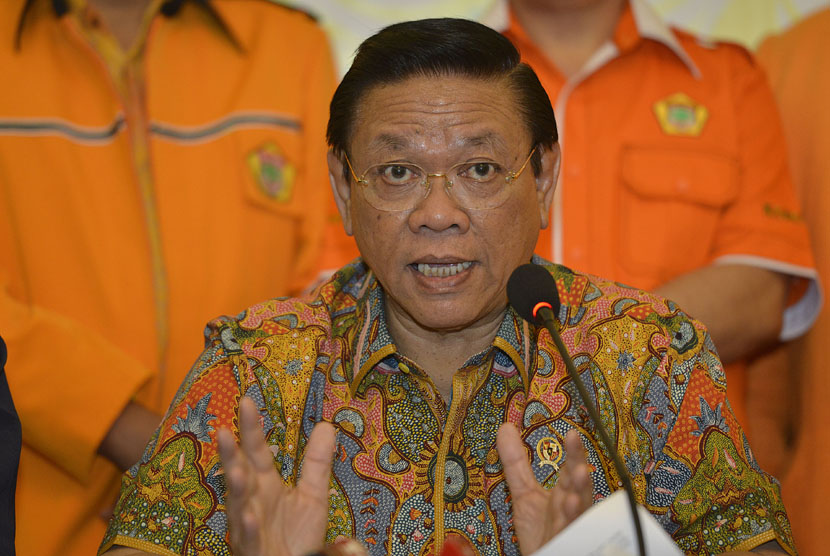 The chairman of the savior presidium of the Golkar Party, Agung Laksono (file)