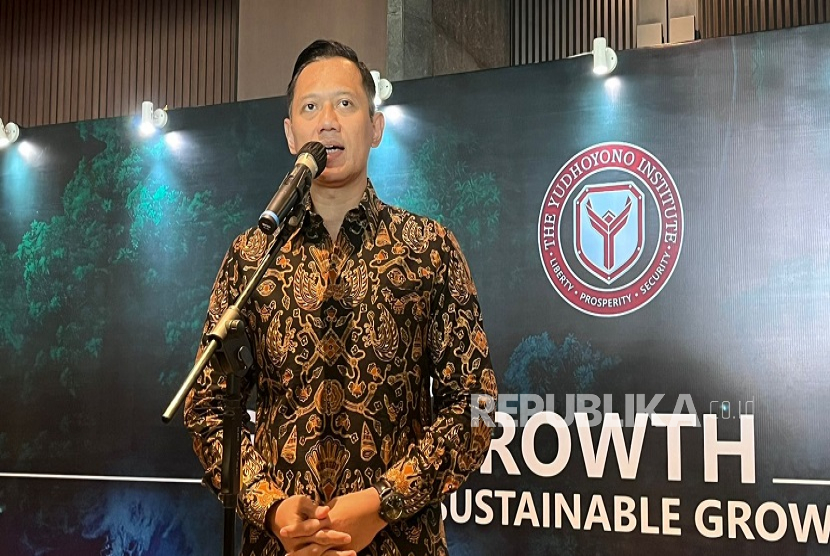 Agus Harimurti Yudhoyono (AHY) saat menyinggung kekalahan LavAni di acara TYI Lecture Series di Yogyakarta, Senin (12/5/2025). 