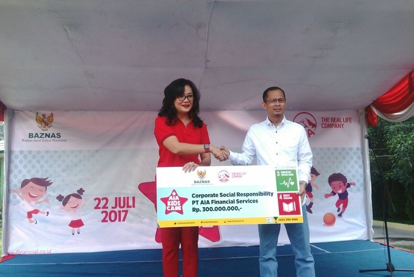 AIA dan Baznas Selenggarakan Program AIA Kids Care.