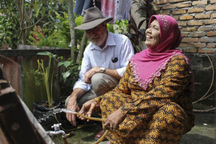 Air dan sanitasi bagi penduduk miskin merupakan salah satu proyek yang didanai Australia di Indonesia.