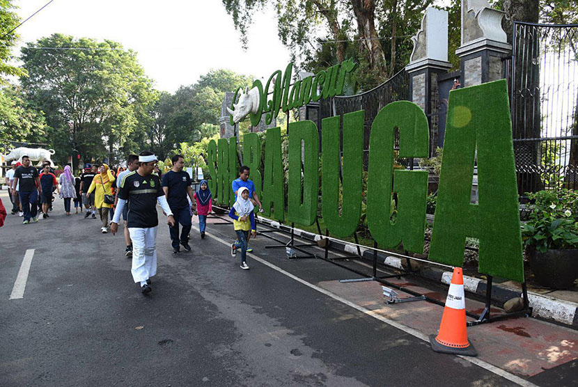 Air mancur Sri Baduga di Kabupaten Purwakarta