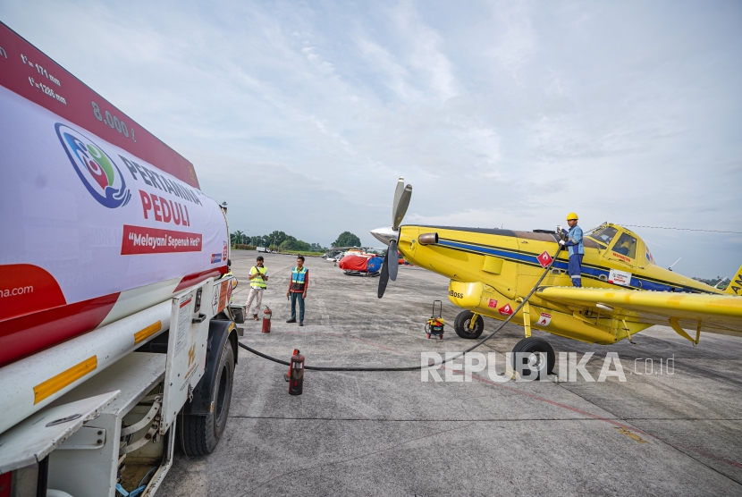 Pertamina Kirim BBM ke Bener Meriah Gunakan Pesawat Air Tractor Berangkat dari Kualanamu