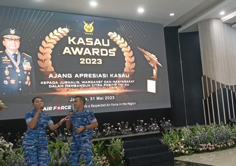 Ajang Kasau Award 2023 di Gedung Ardhya Loka, Lanud Halim Perdanakusuma, Jakarta Timur, Rabu (31/5/2023).