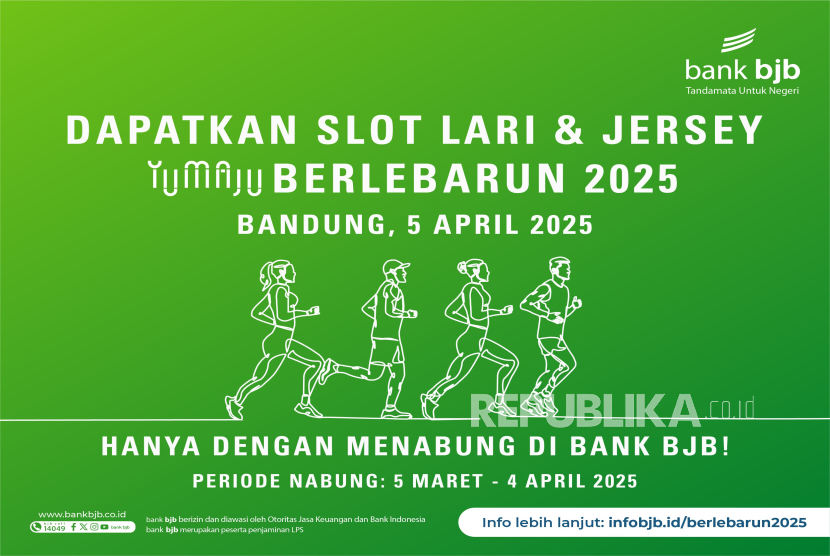 Bank bjb memberi kesempatan nasabah mendapatkan slot lari Yumaju Berlebarun 2005 dengan menabung dengan jumlah sesuai ketentuan yang ditetapkan. 