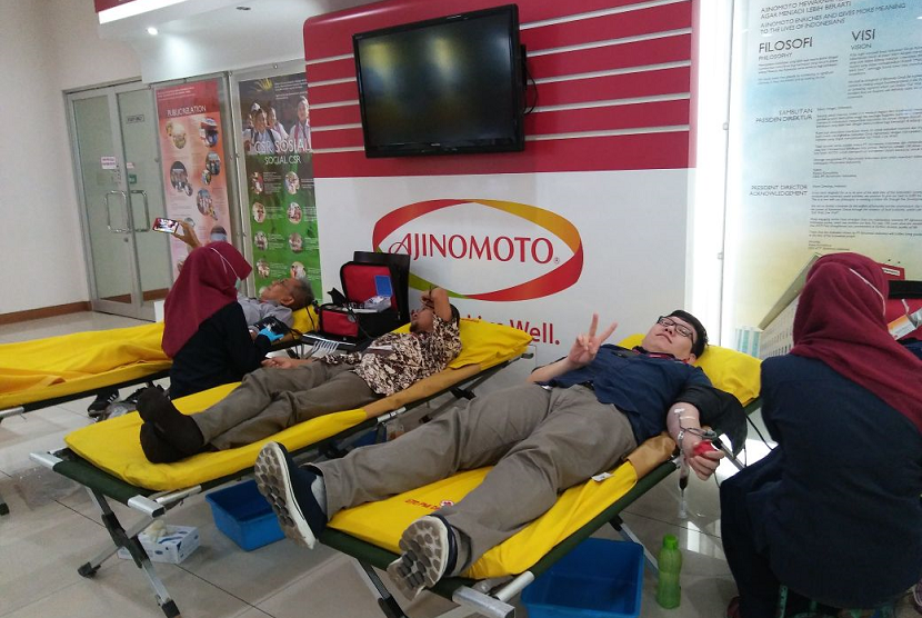 Ajinomoto menggelar aksi donor darah di 23 lokasi.