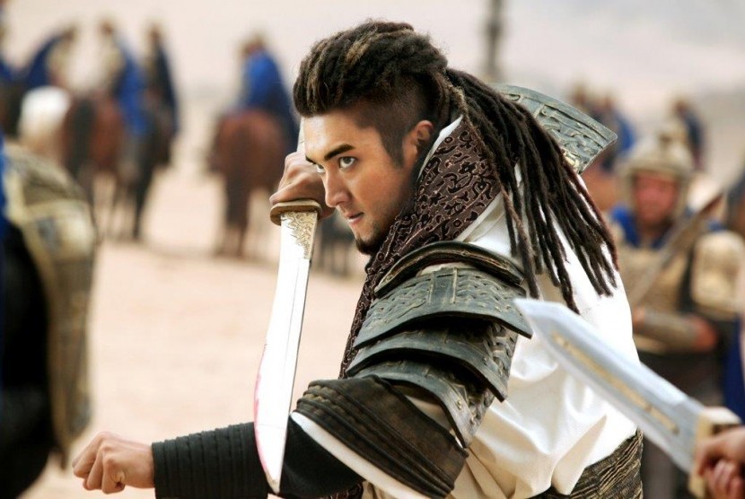 Aksi Choi Siwon dalam Film Dragon Blade.