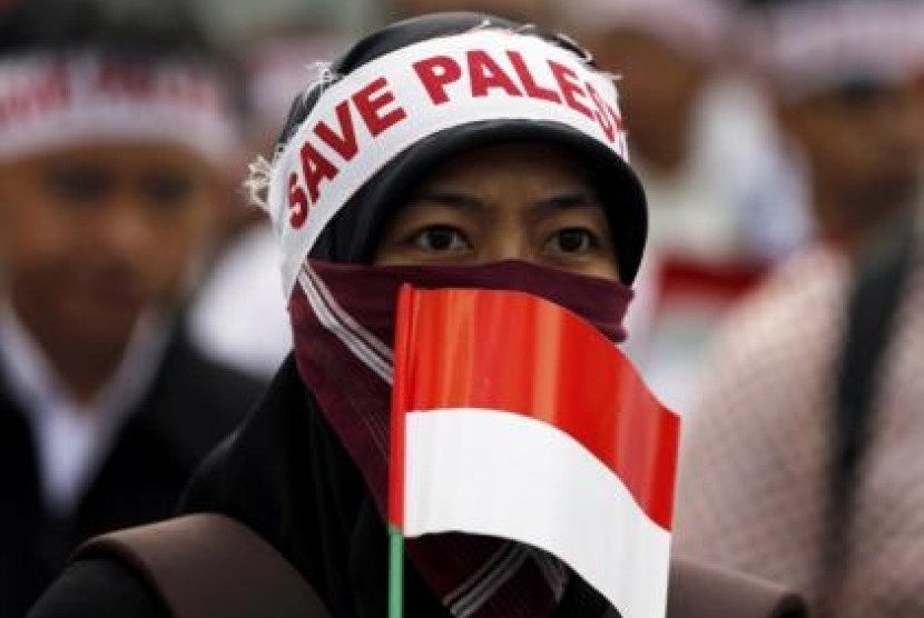 Aksi dukung Palestina