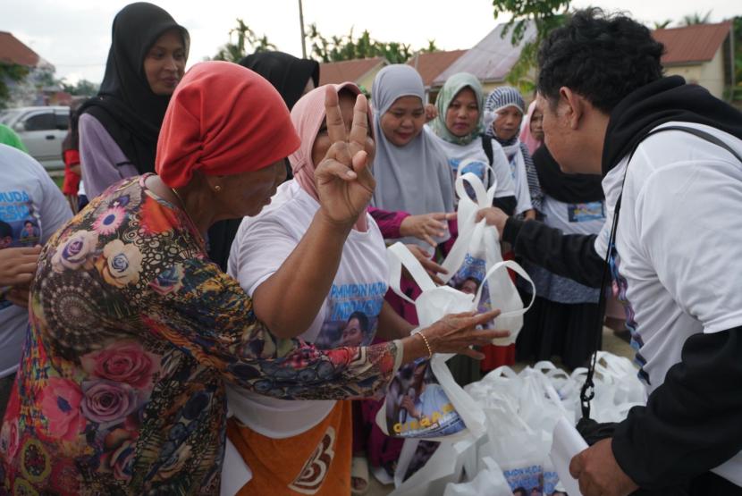 Aksi relawan di Pandau Jaya, Kab. Kampar, Riau. 