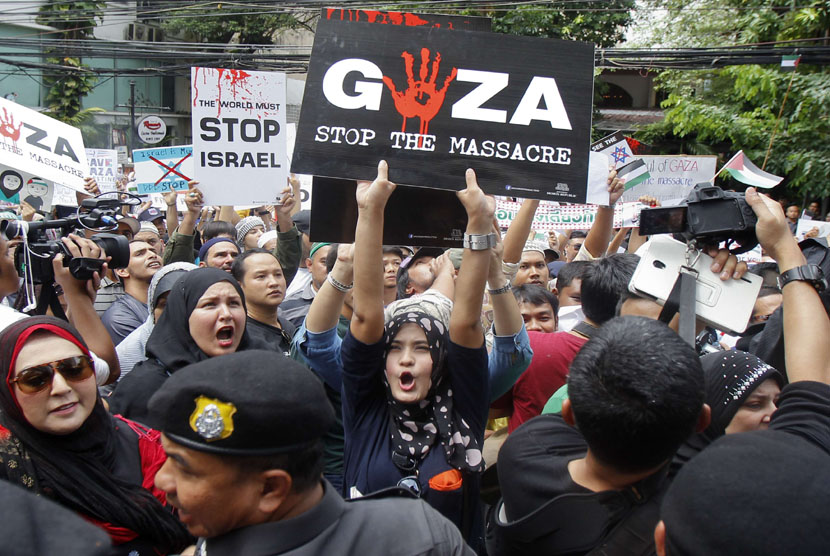 Aksi solidaritas Gaza