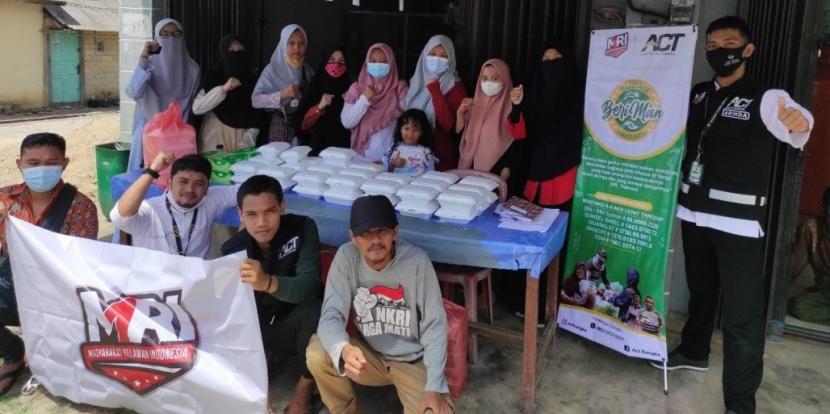 Aktivasi Posko Berbagi Makanan kembali dilakukan Aksi Cepat Tanggap (ACT) Bangka, Jumat (26/2).