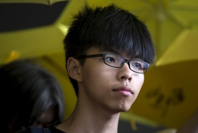 Aktivis muda pro-demokrasi Hong Kong Joshua Wong.