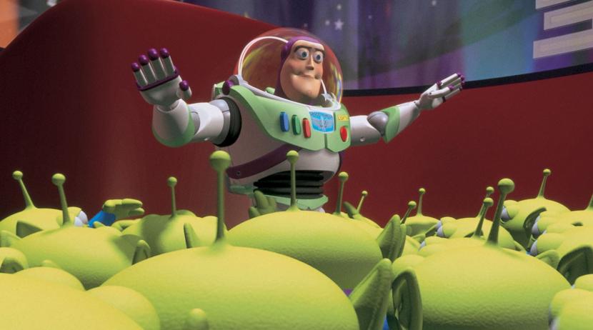 Karakter Buzz Lightyear di film Toy Story. Film Lightyear yang memuat adegan ciuman sesama jenis akan tayang pada 17 Juni 2022.
