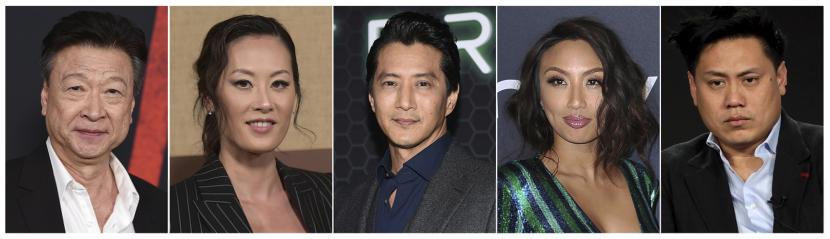 Aktor Asia-Amerika (ki-ka) Tzi Ma, Olivia Cheng, Will Yun Lee, Jeannie Mai, dan Jon M Chu melawan rasialisme terkait Covid-19 lewat kampanye Wash the Hate.