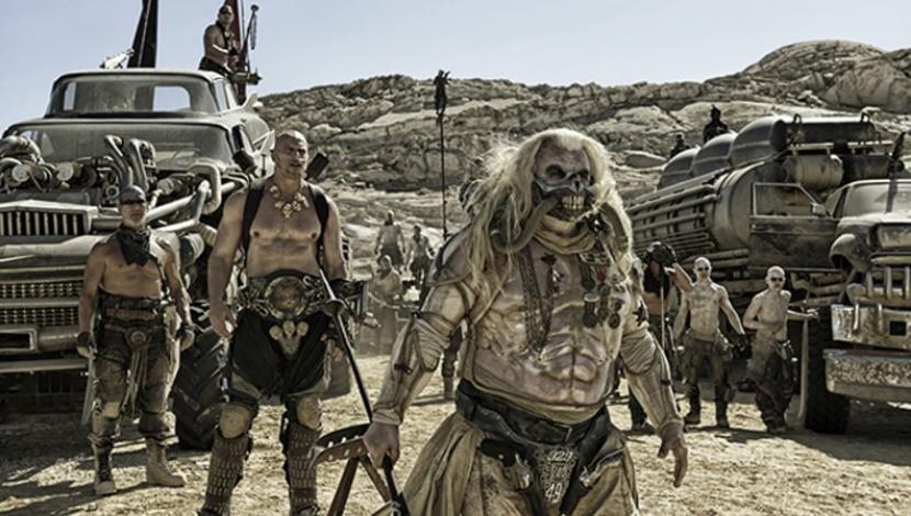 Aktor Hugh Keays-Byrne saat menjadi sosok penjahat di film Mad Max: Fury Road (2015). 