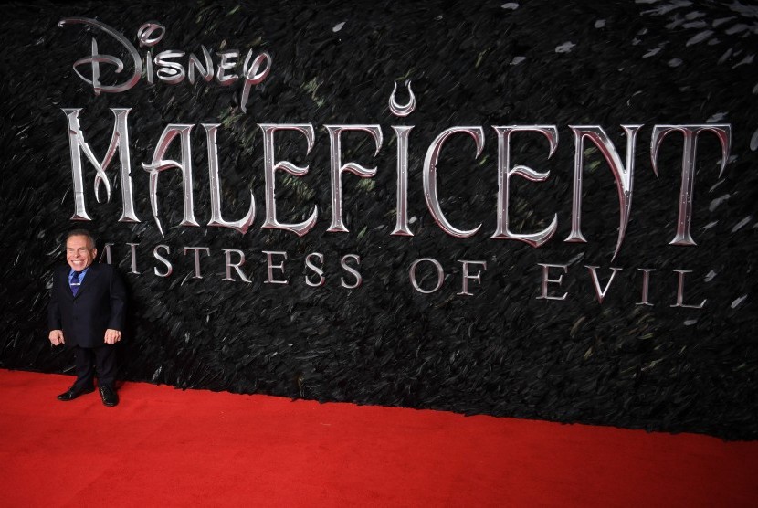 Aktor Inggris, Warwick Davis, menghadiri acara premiere Maleficent: Mistress of Evil di London, Inggris, beberapa waktu lalu.